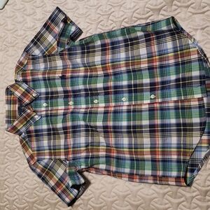 Ralph Lauren Short Sleeve Plaid button down shirt